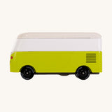 CandyLab green VW T1 Campervan - side view.