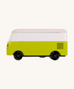 CandyLab green VW T1 Campervan - side view.