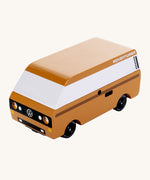 CandyLab Volkswagen T3 Campervan in brown - front view.