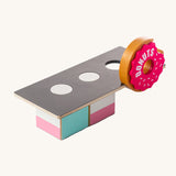 Candylab Donut Roadside Food Shack on a plain background. 