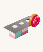 Candylab Donut Roadside Food Shack on a plain background. 