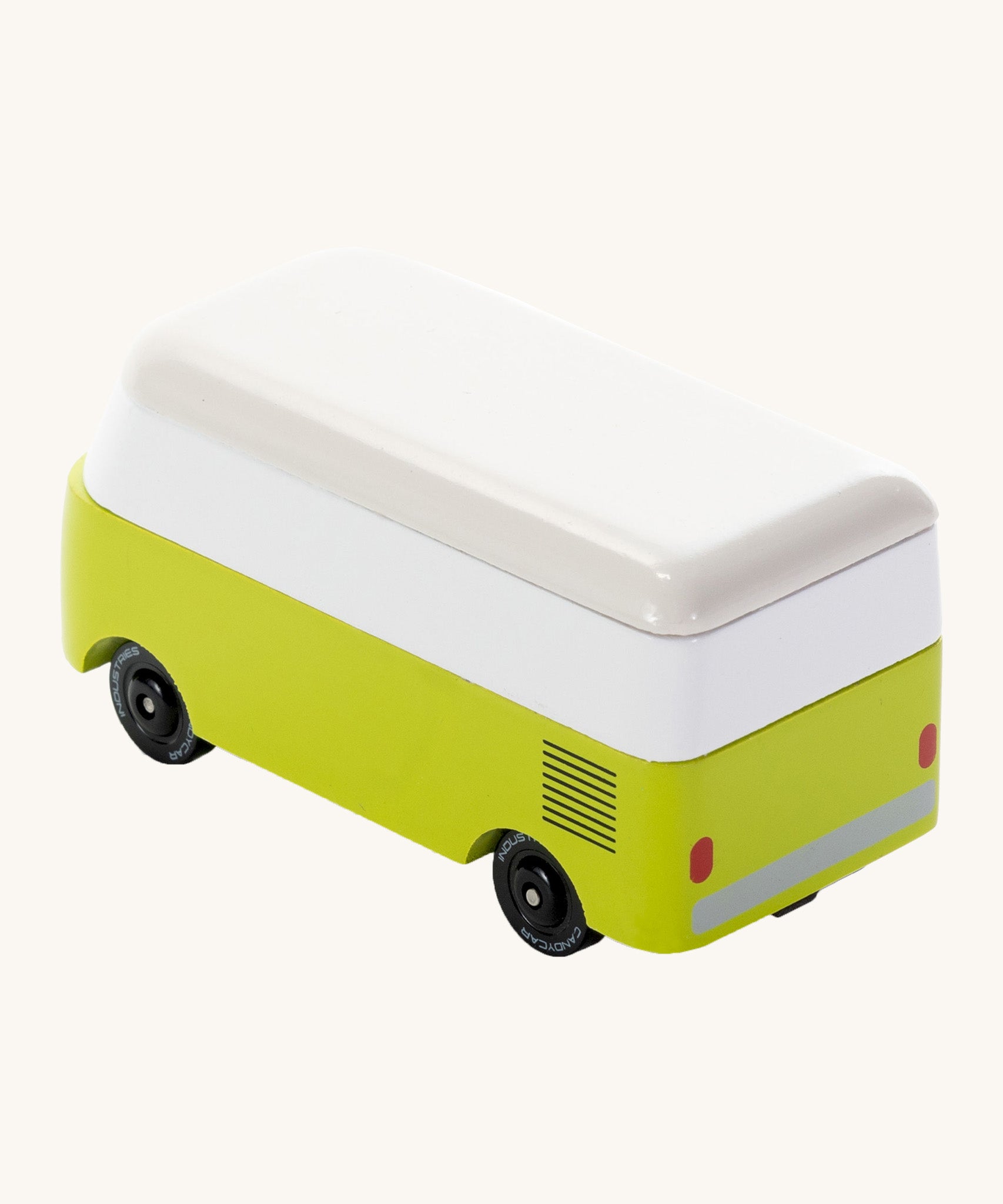 CandyLab green VW T1 Campervan - back view.