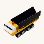 CandyLab yellow and black MBT Transporter vehicle front detail view.