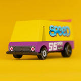 Candylab wooden diecast speed vandal toy van with retro decals
