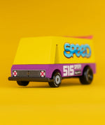 Candylab wooden diecast speed vandal toy van with retro decals