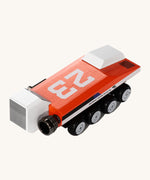 CandyLab red and white DODO M.A.R.G.E Speeder space vehicle back detail view.
