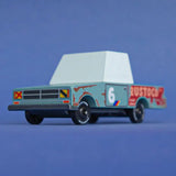 Candylab toon cars showing a wooden diecast rustoco truck from the rust toons 4 pack