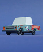 Candylab toon cars showing a wooden diecast rustoco truck from the rust toons 4 pack