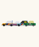 Candylab Tokyo heat toon wooden diecast racing toy cars showing their colourful designs