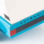 Close up of the Cotswold logo on the back of the Candylab cotswold royale collectable toy car