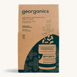 A Georganics cardboard pouch of refill chewing gums