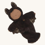 Olli Ella Ozzy Bat Cozy Dinkum Doll. This umber dark brown coloured soft toy is part of Olli Ella's Halloween collection available here at Babipur. 