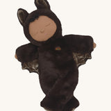 Olli Ella Ozzy Bat Cozy Dinkum Doll. This umber dark brown coloured soft toy is part of Olli Ella's Halloween collection available here at Babipur. 