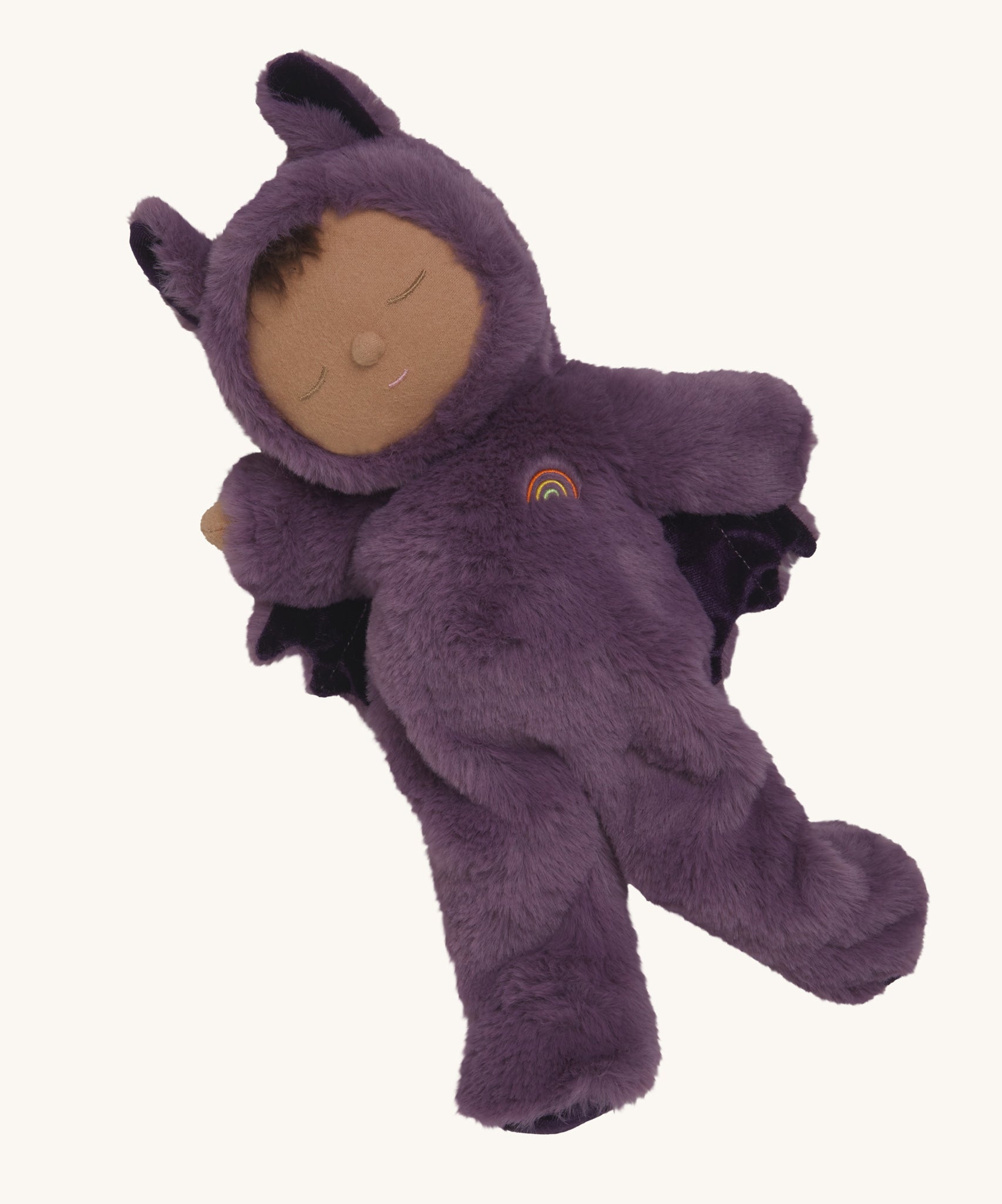 Olli Ella Pip Bat Cozy Dinkum Doll. This purple coloured soft toy is part of Olli Ella's Halloween collection available here at Babipur. 