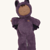Olli Ella Pip Bat Cozy Dinkum Doll. This purple coloured soft toy is part of Olli Ella's Halloween collection available here at Babipur. 