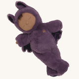 Olli Ella Pip Bat Cozy Dinkum Doll. This purple coloured soft toy is part of Olli Ella's Halloween collection available here at Babipur. 