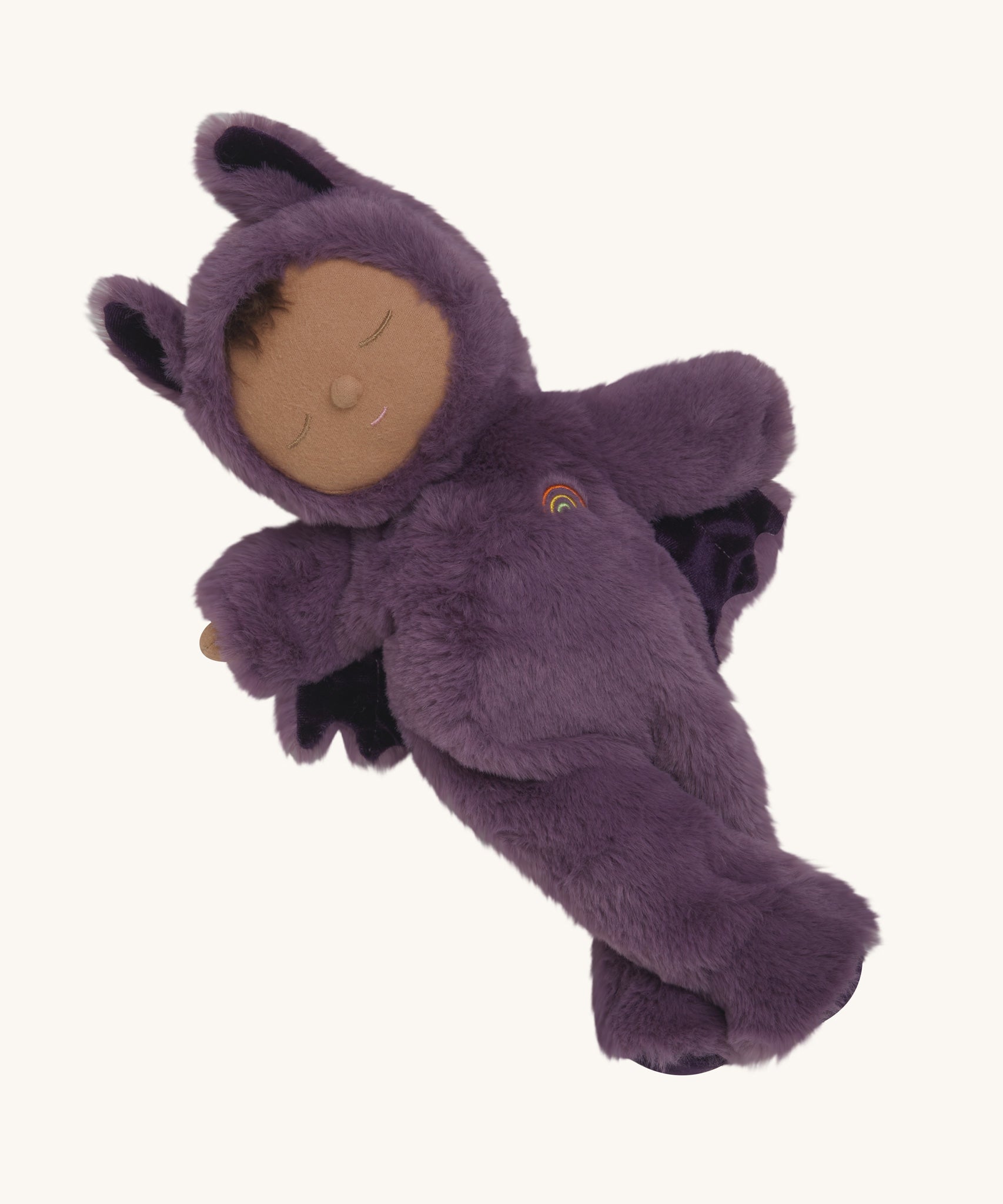 Olli Ella Pip Bat Cozy Dinkum Doll. This purple coloured soft toy is part of Olli Ella's Halloween collection available here at Babipur. 