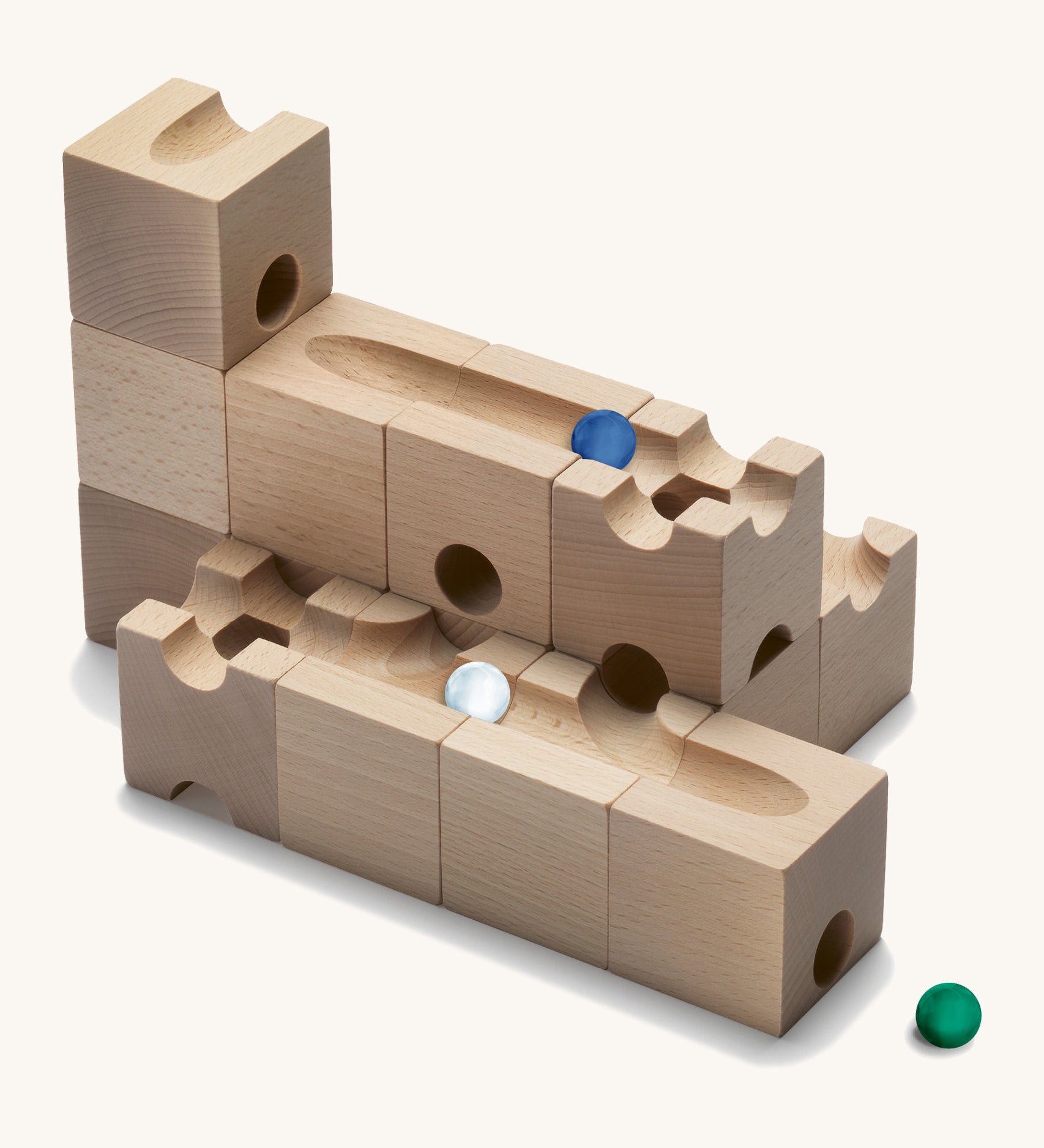 Cuboro Trick Wooden Marble Run Expansion Set – Babipur