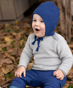 Disana organic merino wool melange jumper in a grey colour