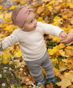Disana organic merino wool melange jumper in a natural colour