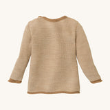 Disana Merino Wool Melange Jumper - Caramel / Natural