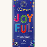 Divine Fairtrade Joyful Christmas Milk Chocolate Bar 180g