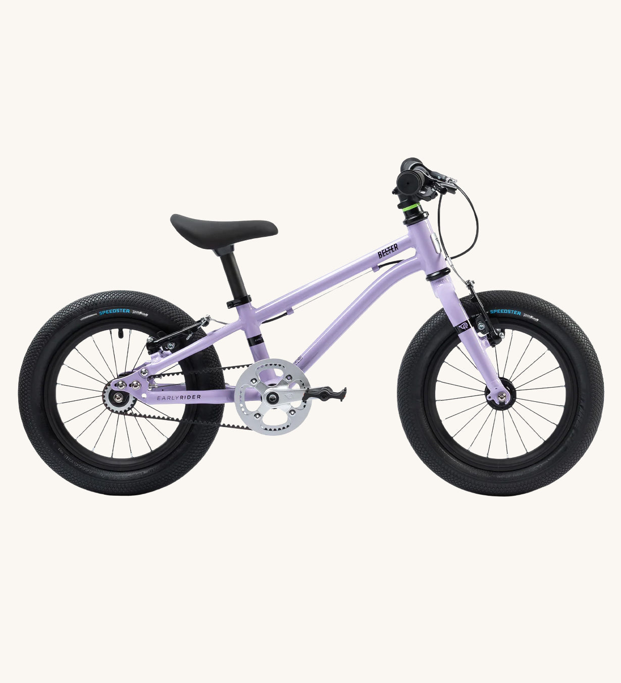 The Early Rider Belter 14" Kids Pedal Bike for 3-5 Years in purple haze. Babipur are official stockists of Early Rider. 
