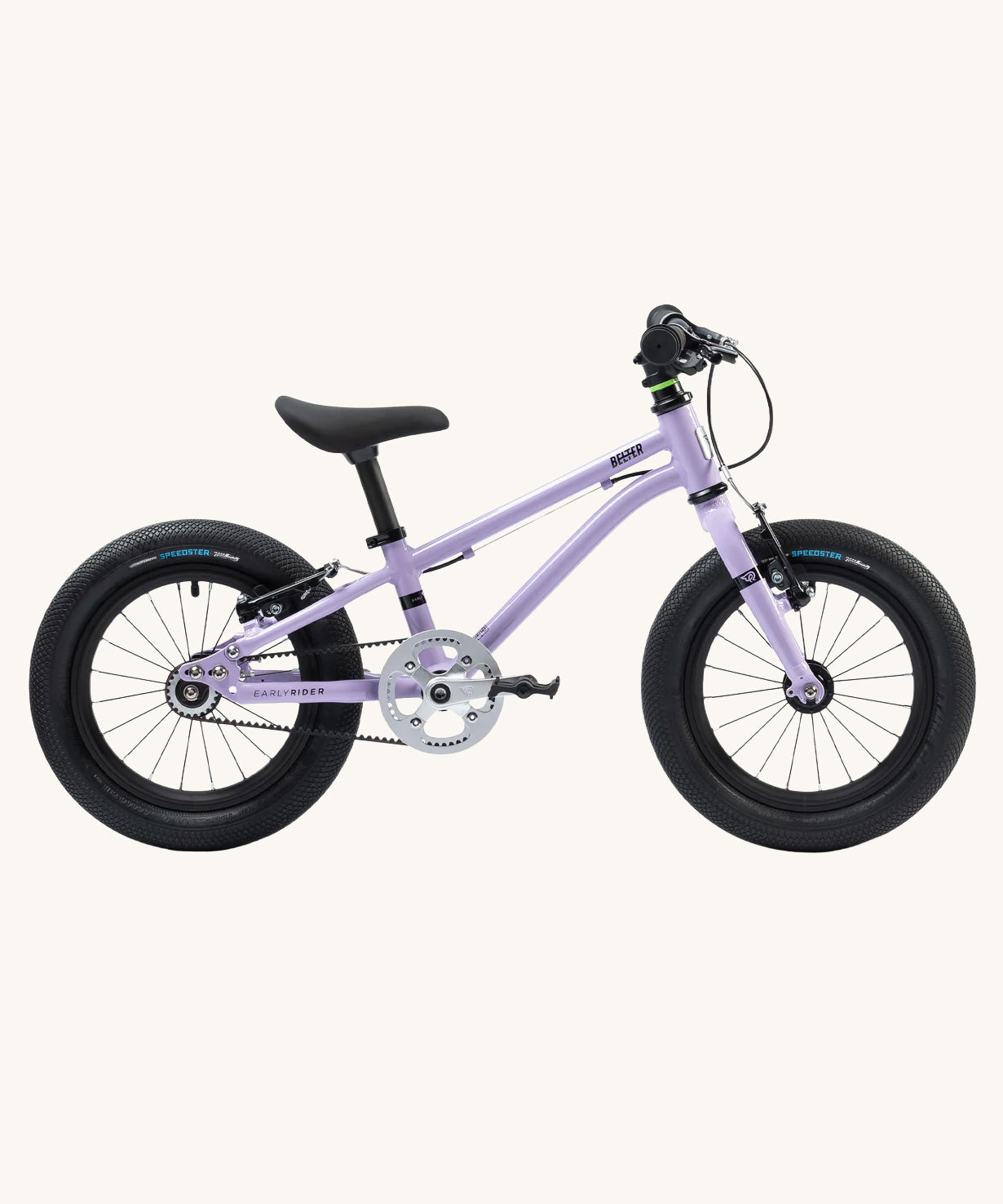 The Early Rider Belter 14" Kids Pedal Bike for 3-5 Years in purple haze. Babipur are official stockists of Early Rider. 