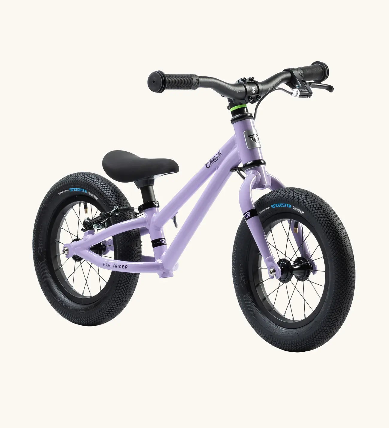 Early Rider charger balance bike with brakes in violet haze.