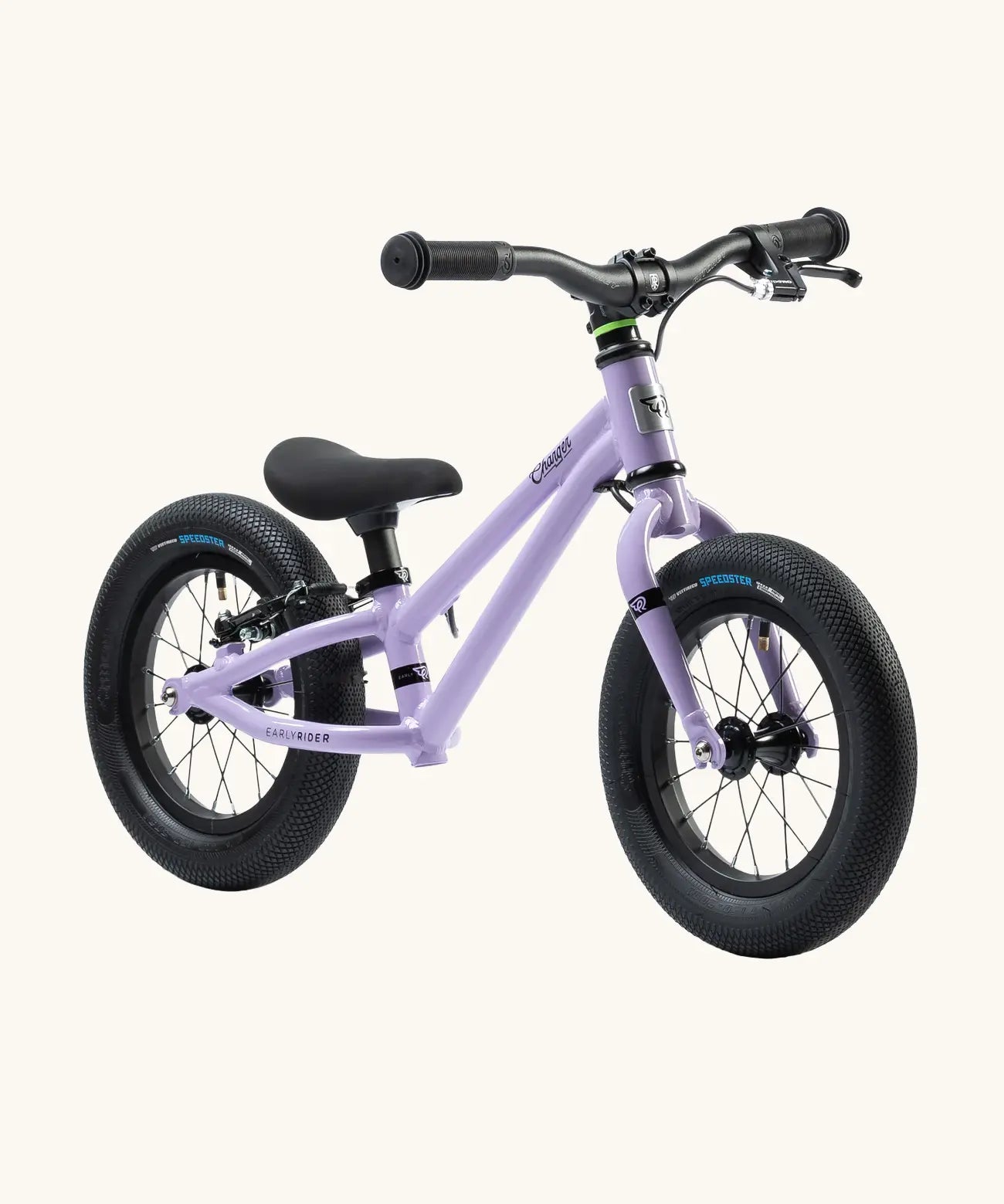 Early Rider charger balance bike with brakes in violet haze.