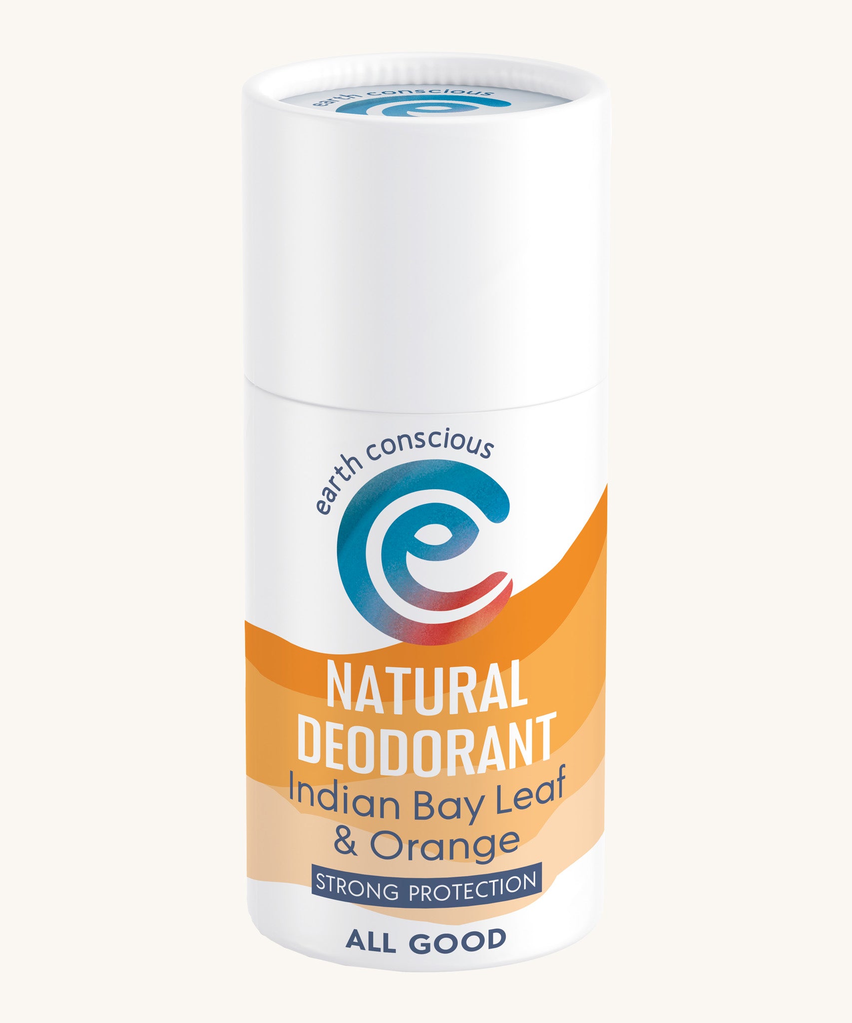 Earth conscious deodorant stick in Indian bay leaf and orange flavour available at Babipur.