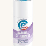 Earth conscious deodorant stick in lavender and tea tree flavour available at Babipur.