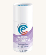 Earth conscious deodorant stick in lavender and tea tree flavour available at Babipur.