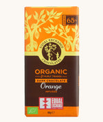 dark chocolate orange bar from equal exchange