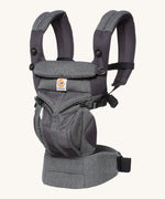 Ergobaby Omni 360 Cool Air Mesh Baby Carrier in a grey classic weave colour