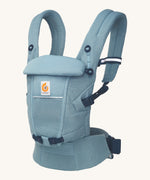 Ergobaby Adapt  SoftFlex™ Mesh Baby Carrier in Slate Blue. Side view. 