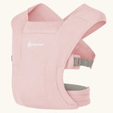 Ergobaby Embrace soft knit newborn baby carrier in blush pink.