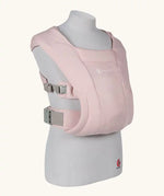Ergobaby Embrace soft knit newborn baby carrier in blush pink.