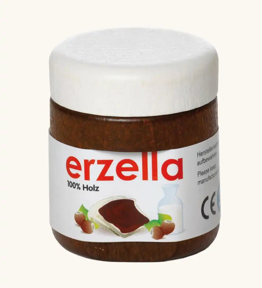 Erzi Erzella chocolate spread wooden play food.