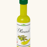 Erzi olive oil bottle wooden play food.
