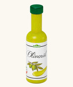 Erzi olive oil bottle wooden play food.