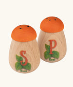 Erzi wooden play food salt and pepper shaker pots.  