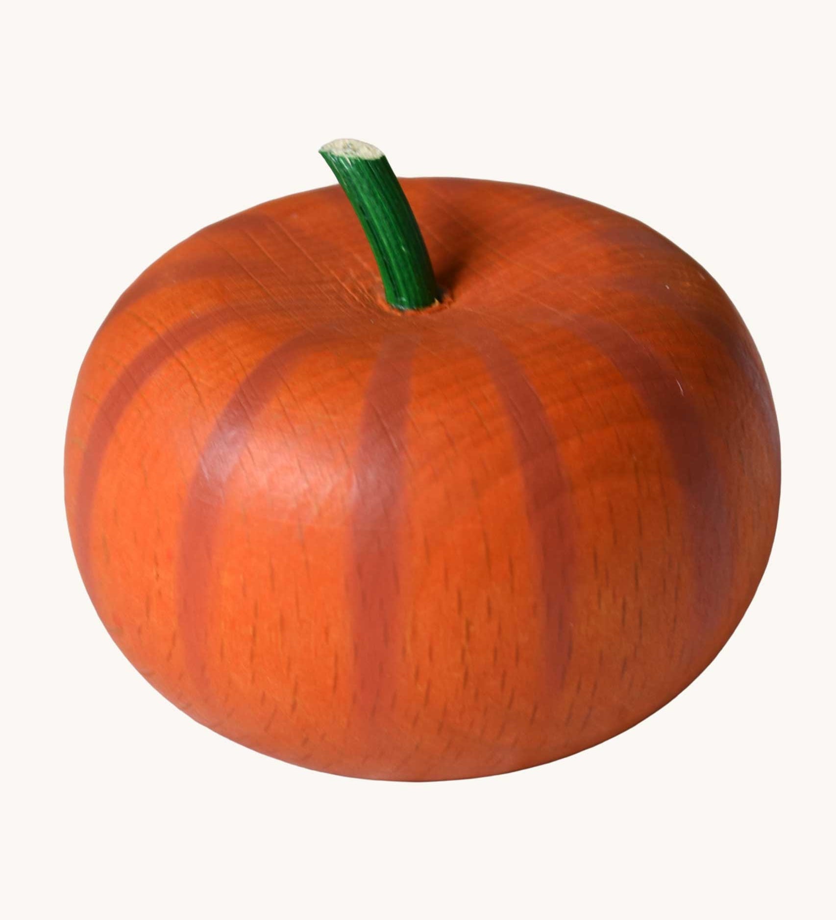 Erzi wooden toy pumpkin-play food. 