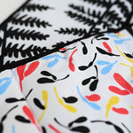  with a colourful Sycamore print on one side