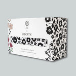Baby shower and new baby gift box for Etta Loves x Liberty London organic cotton sensory play mat.