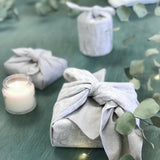 FabRap Double Sided Reusable Gift Wrap - Dove & Lily