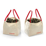 The Fagus Fabric Big Bags For Crane attached to the crane hook