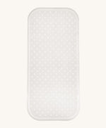 Fair Zone pearly white bath mat available at Babipur. Mat is 76x34 cm and made from natural rubber 