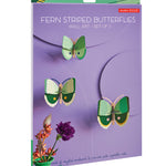  butterflies in shade of green