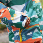 The inside of the Frugi Children's Snow & Ski Coat - Alpine Adventures